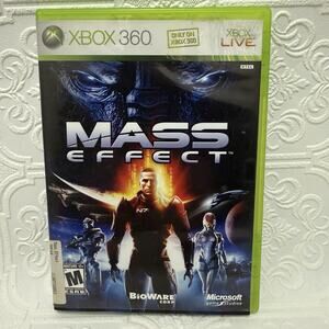 Mass Effect (Microsoft Xbox 360, 2007) CIB Complete Video Game W/ Manual